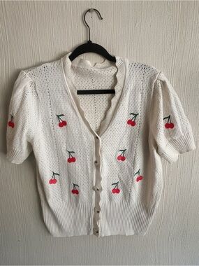 🍒Retro Pinup Cottagecore Sweater